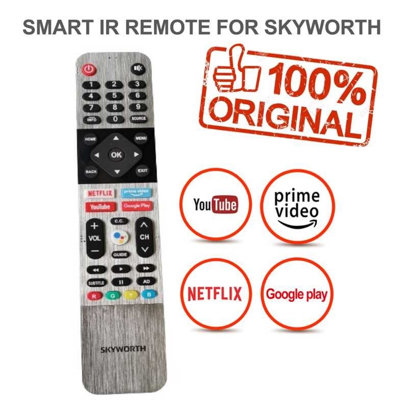 (ORIGINAL) SKYWORTH VOICE COMMAND Remote Control +Plus FREEBIES for ...