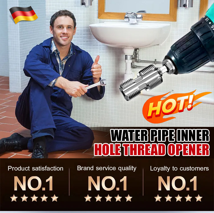 PPR water pipe inner hole thread opener For Pvc Plastic Pipe 4 Points 6 ...