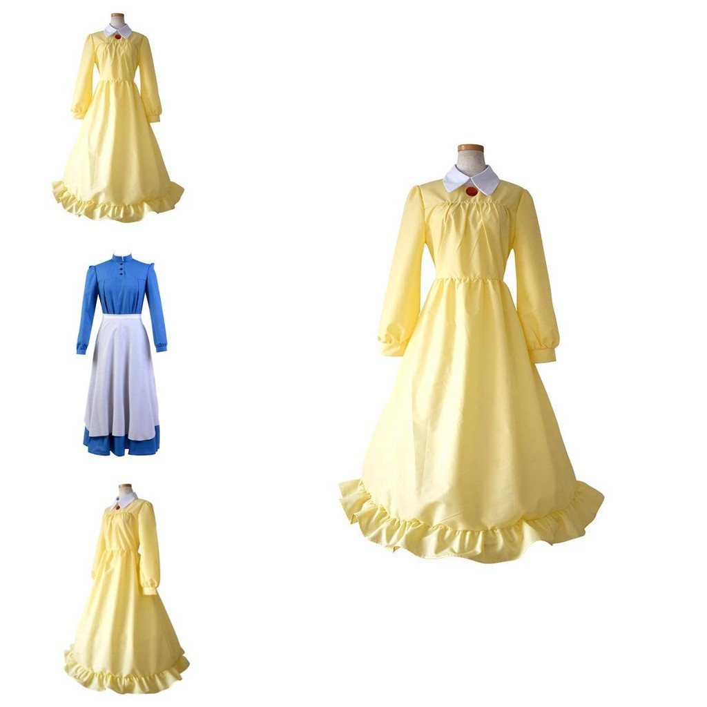 Howl'S Castle Moving Sophie 5 Sizes Princess A-Line Style Dress Cosplay ...