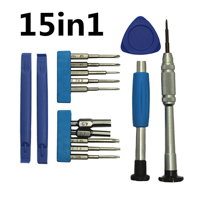 15pcs Set Repair Tool Kit Opening Pry Scrapers Screwdrivers Toolkit ...