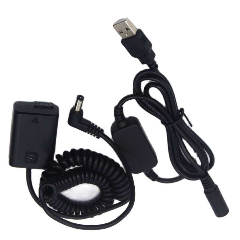 Fotga Cavo Alimentazione Estendibile Da DC A Batteria Fittizia NP-FW50 | Per Sony A7, A6000, A6300, A6500 E RX10