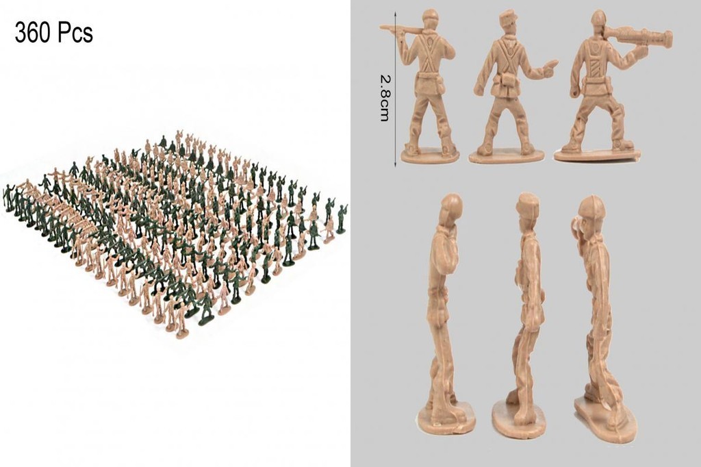 Imaginative Play Toys Soldier Toy Set 360pcs 1 72 Scale Army Men Toy ...
