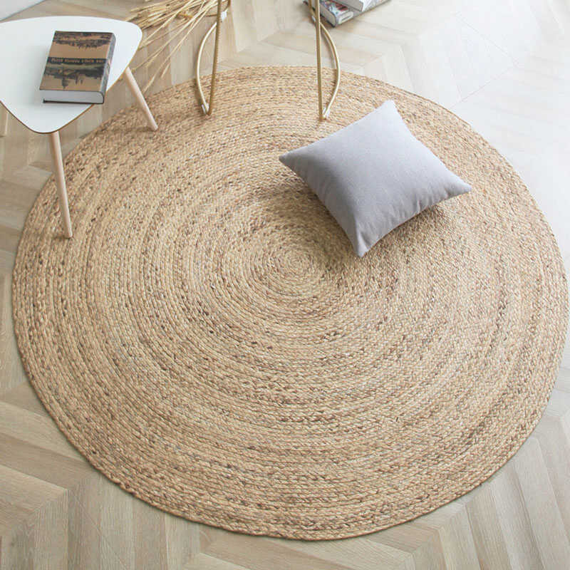 Style Japan Rattan Round Carpets For Living Room Bedroom Kitchen Decor ...