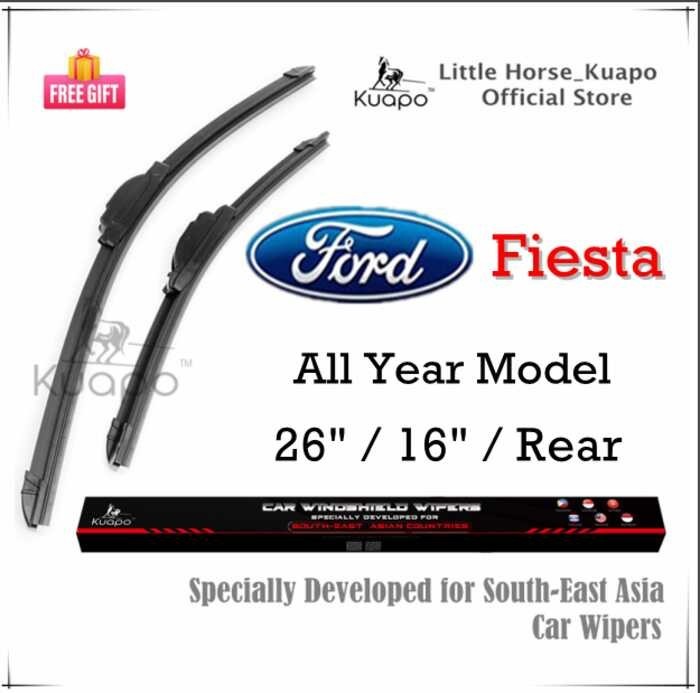 (Sedan O Hatchback) Ford Fiesta Wiper Blade Para Sa FISTA S HB Car Window Wipers Set (Silicone