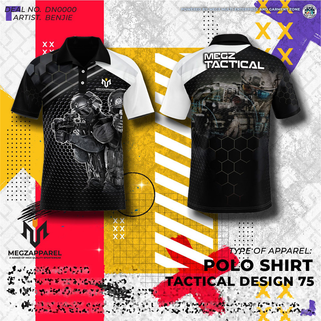 RC-2025 NEW JERSEY Tactical Polo Shirt for Men TACTICAL GLOCK AIRBORNE ...