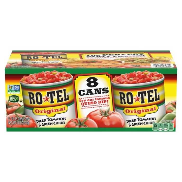 Rotel Original Diced Tomatoes and Green Chilies, 10 Ounce (8 Pack) Shopee Philippines