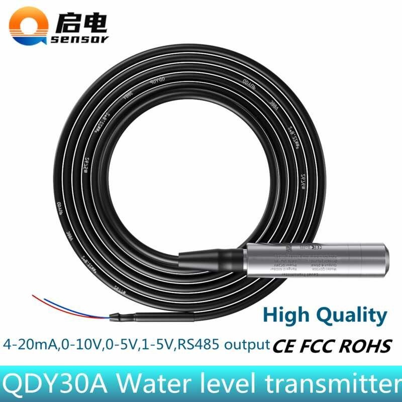 4-20mA 0-5V 0-10V RS485 output Liquid Level Sensor Transmitter Water ...