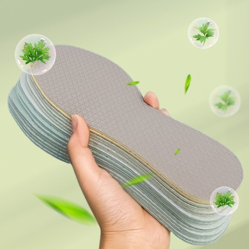 Ultra-Thin Latex Insoles - Cuttable, Non-Slip - Sports Running Insole ...