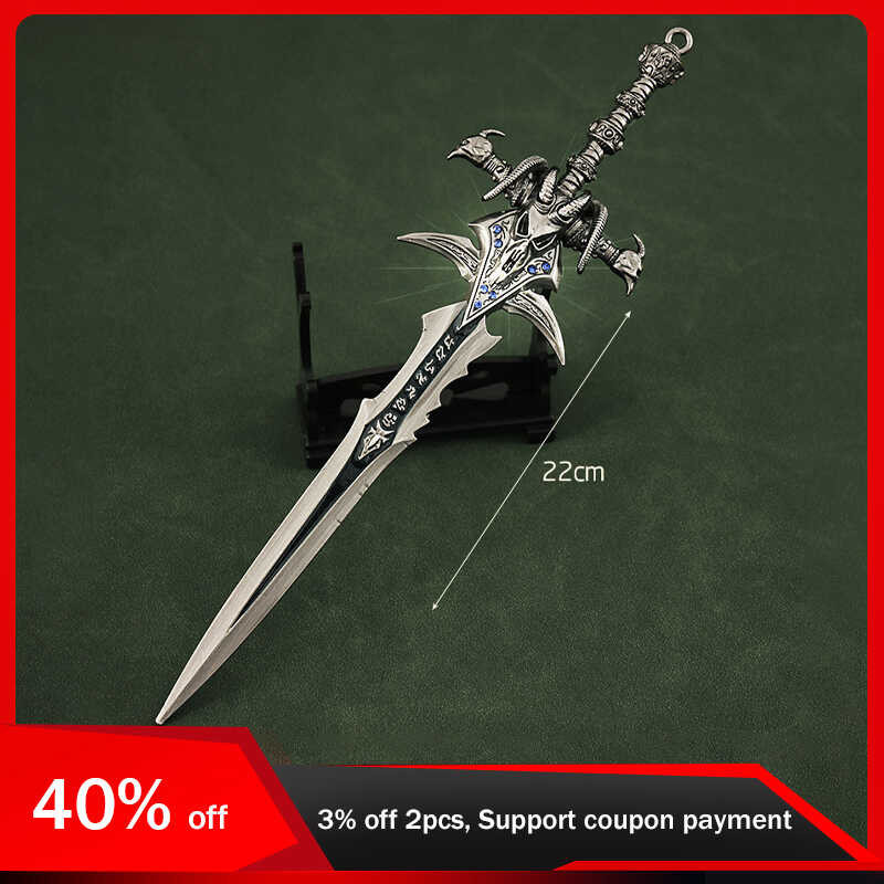 22Cm World Of Warcraft Lich King Sword Weaponry Peripheral Games ...