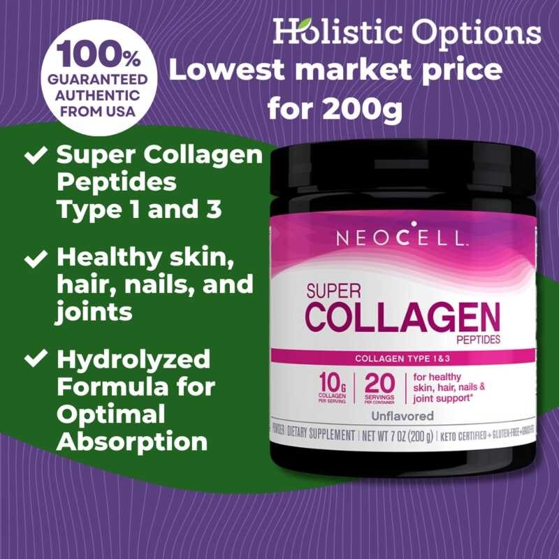 M16 [authentic] Neocell Super Collagen Peptides Type 1 And 3 Powder 200g Unflavored Shopee