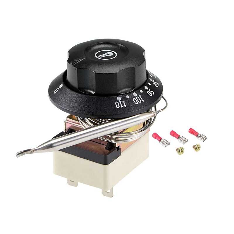 Temperaturregelschalter Kapillarthermostat 0–60°C – 16A, 250V/380V, Für Elektroöfen & Mehr