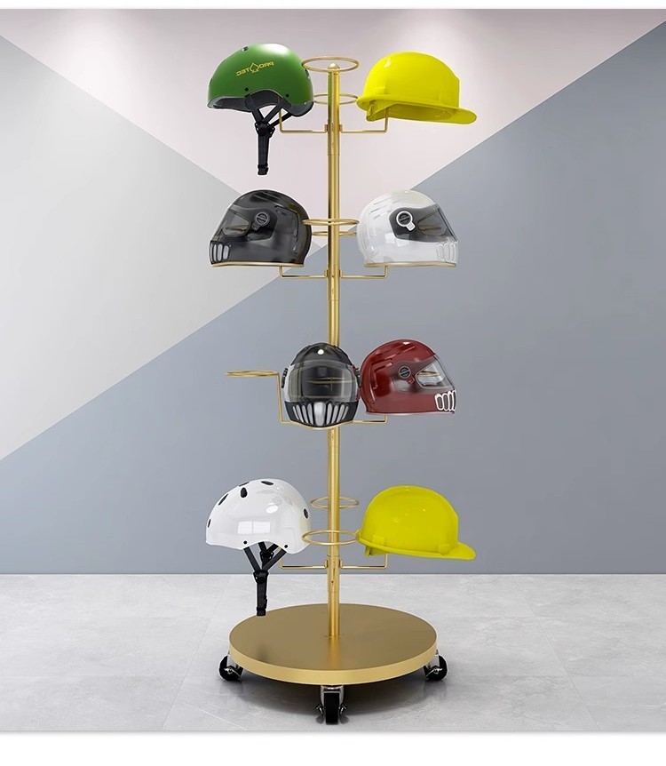 Adjustable Helmet Display Rack Hat Hard Hat Placement Rack Home ...