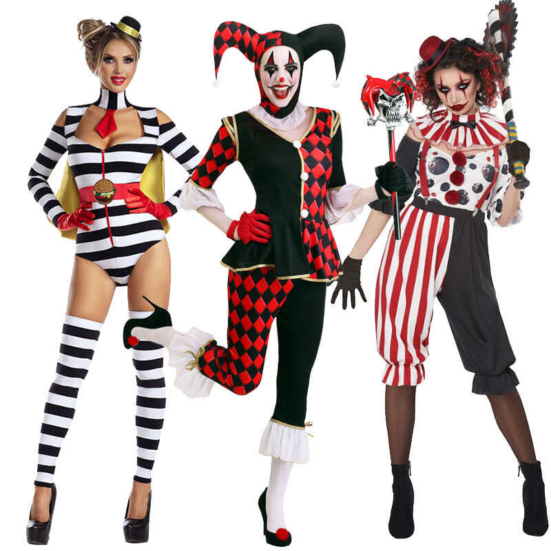New Halloween costumes, zombie clown costumes, circus zombie costumes ...