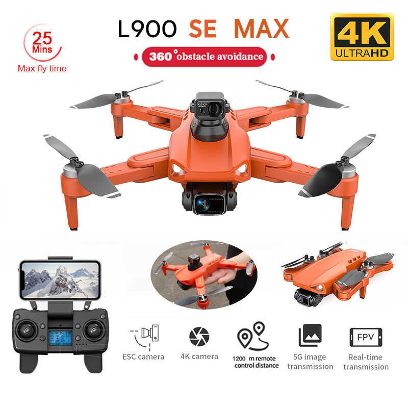 GPS Drone L900 PRO SE MAX Drones with Camera HD 4K Profesional Drone ...