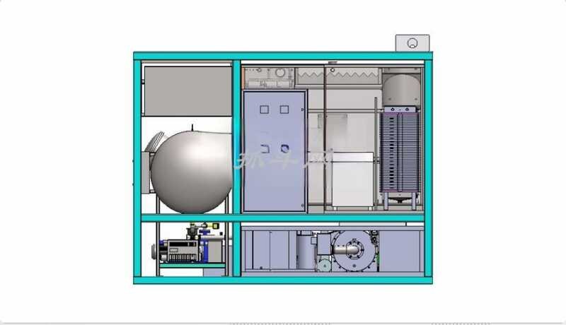 Sewage assembly layout 3D drawing printing SW model CAD equipment ...