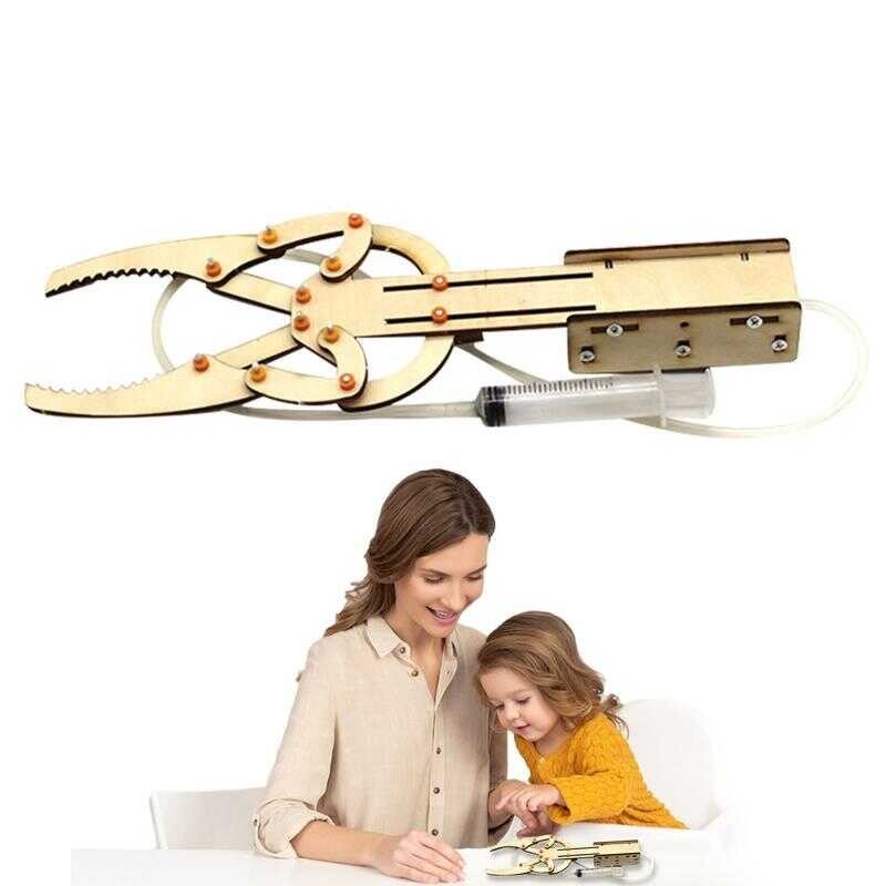 Robot Model Toy DIY Robotic Arm Educational Projects Wooden Crafts