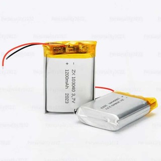 103040 Baterya 3.7V 1200mAh LIPO Lithium Polymer Battery para sa mga ...