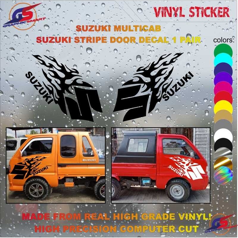 Suzuki Multicab Body Decals Stripping Decal High Quality Vinyl Sticker