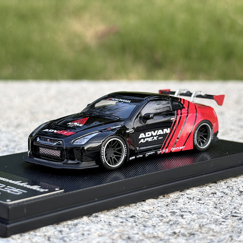 MC 1/64 LBWK GTR R35 1.5 ADVAN Alloy Model Car | Shopee Philippines