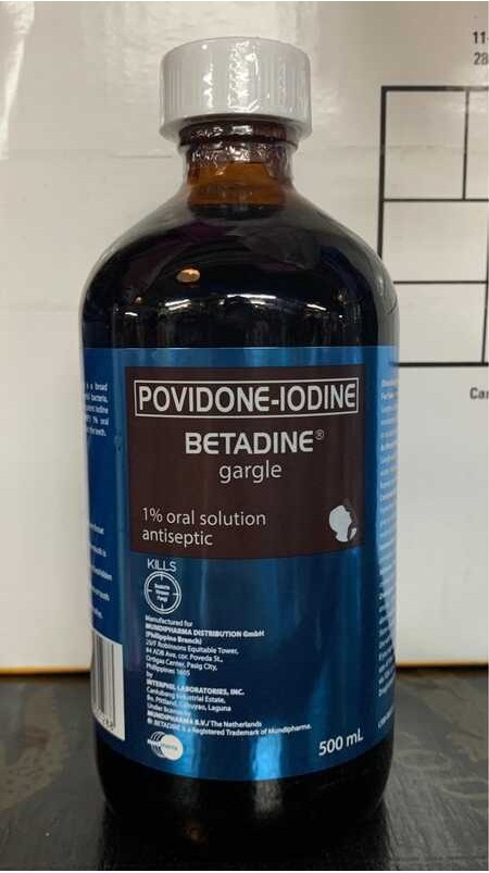 Betadine Oral Gargle 500ml | Shopee Philippines