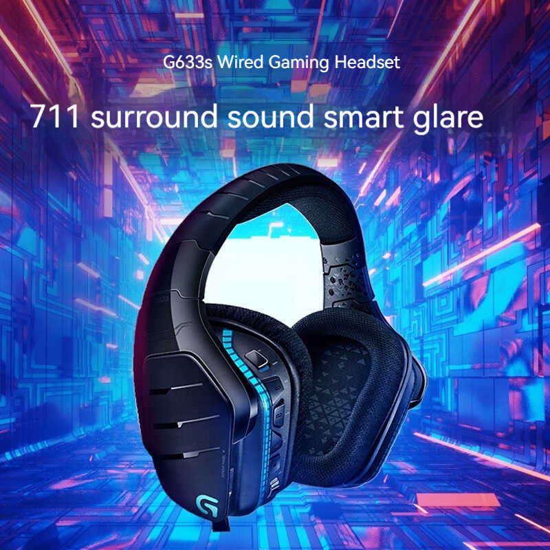 Logitech Official Flagship Store G633s Wired Game Esports Headphones