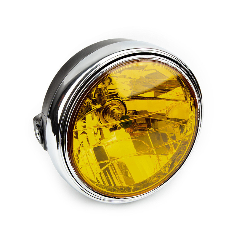 Motorcycle Headlight Retro Headlight Assembly Crystal Headlight for ...