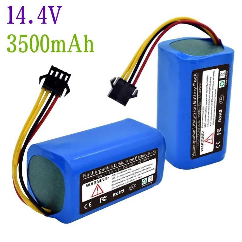 14.4V/14.8V 3500Mah Battery For Haier Robot Xshuai Hxs-C3 Robot Vacuum ...