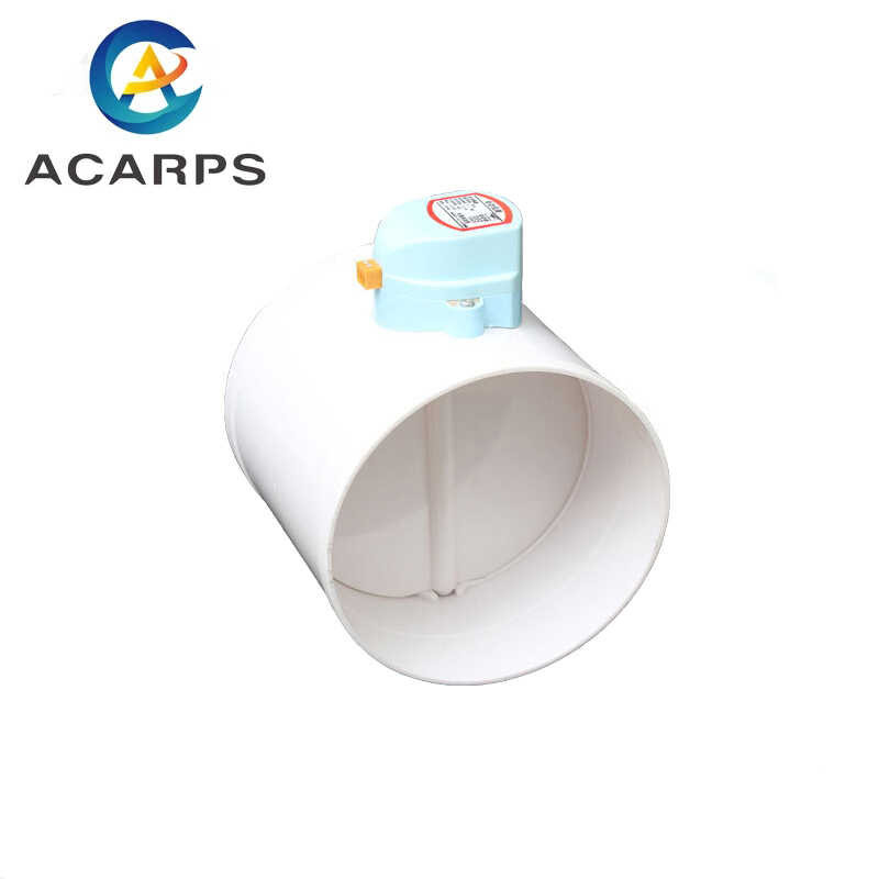 WD 75/110/160/200Mm Electric Damper Check Vae PVC Plastic HAVC Air