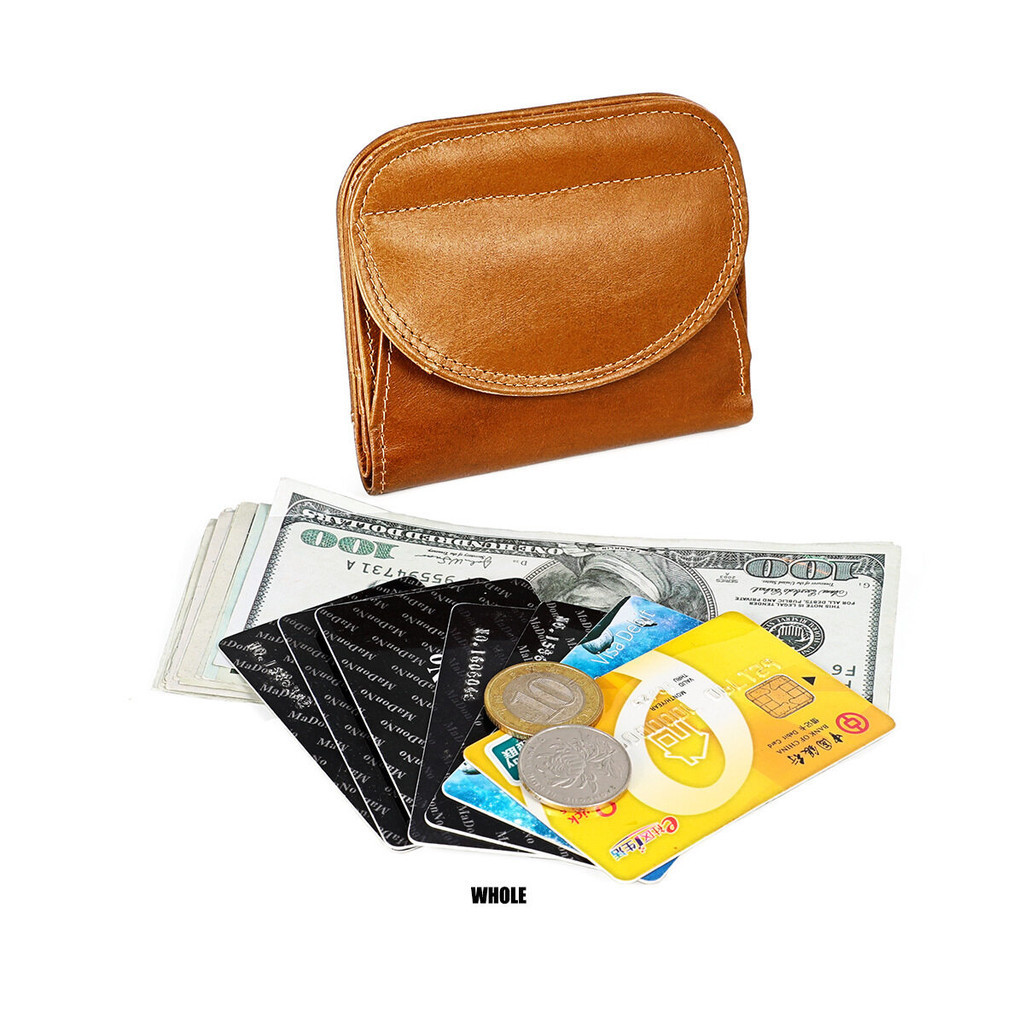 Japanese Style Genuine Leather Compact Portable Rfid Wallet Mini Small ...