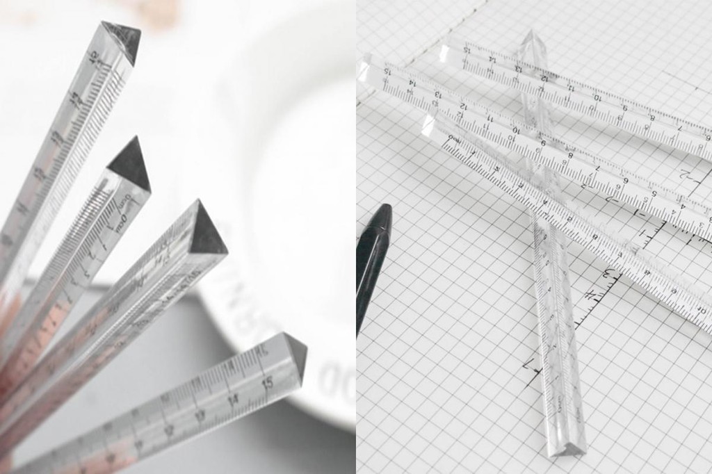 PANDU Scale Ruler Clear Scale Print Long Lasting Transparent Triangle ...