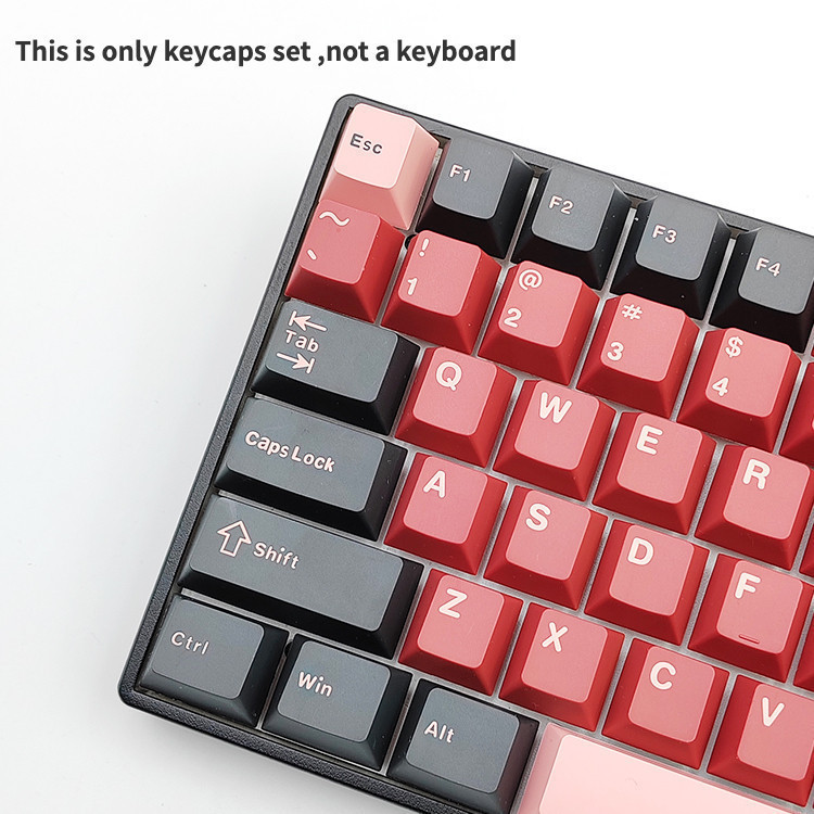 PBT Macaron Cloud Lake Spade Q Sea Salt Keycaps Original Height Small ...