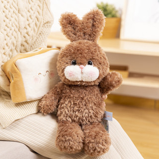 Stuffed Animals Toy Lovely Bunny Velveteen Rabbit Bedtime Friend Huggable  Gifts for Kids Babies Boys Girls Cuddle Cute Plushies,Medium,12 inches