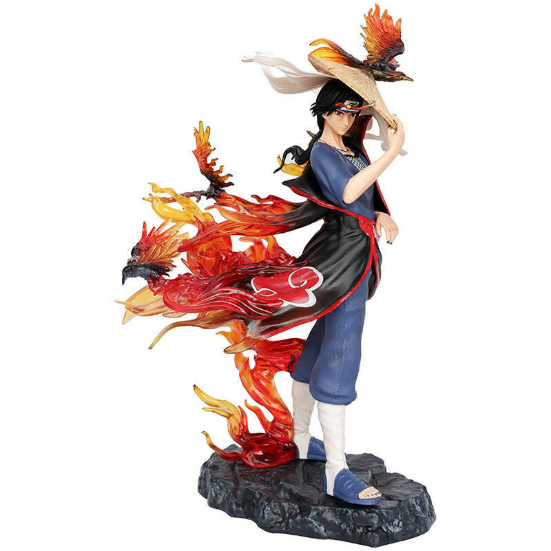 29 Cm Naruto Figurine Mrj Akatsuki Sa Straw Hat Itachi Uchiha Figure Gk ...