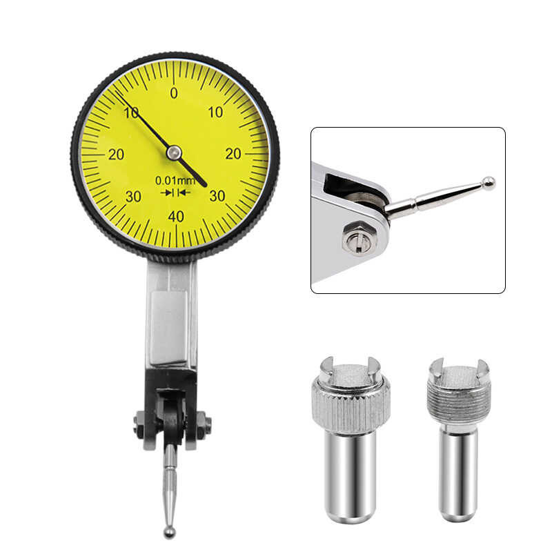 0-0.8 mm Lever Dial Gauge Indicator Gauge gamit ang Measuring Probes ...