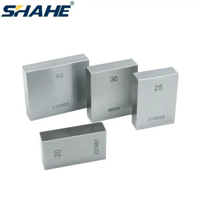 SHAHE Precision Block Gauge Measure Gage Block Steel Square Gage ...