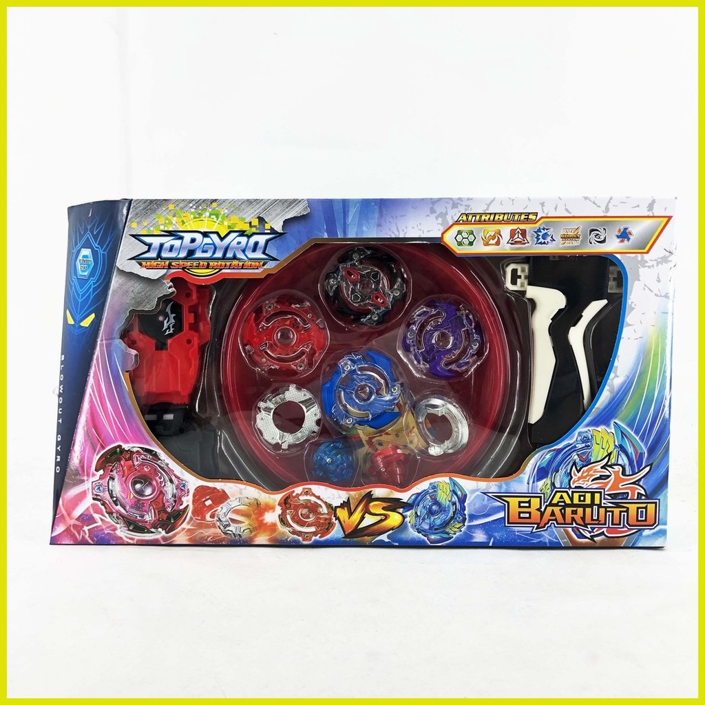 Kingtoys Beyblade high speed rotation with stage and launcher TopGyro ...