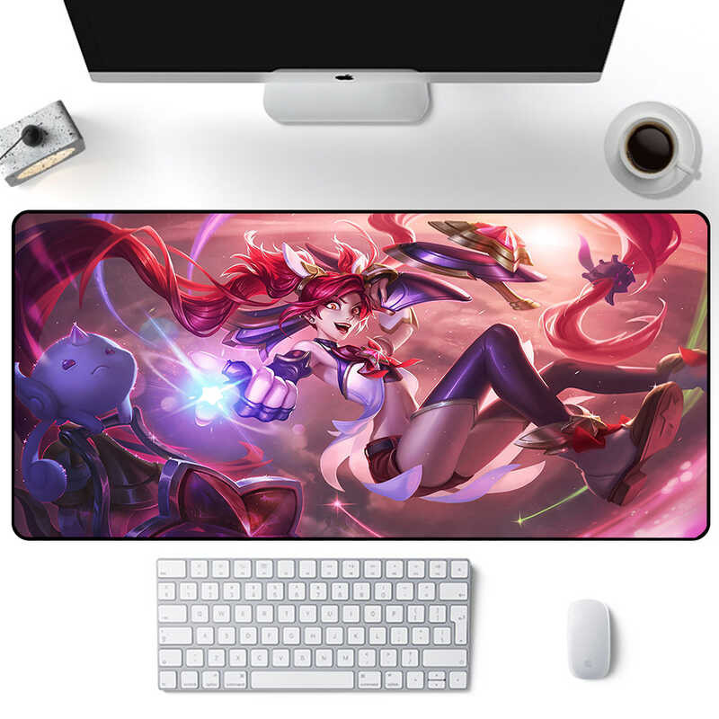 League Of Legends Jinx Mouse Pad Large Gaming Mousepad Gamer XXL ...