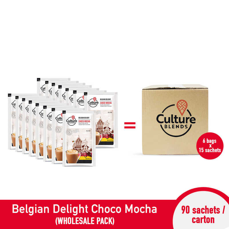 CULTURE BLENDS Belgian Delight Choco Mocha Coffee 27g x 15sachets/pack ...