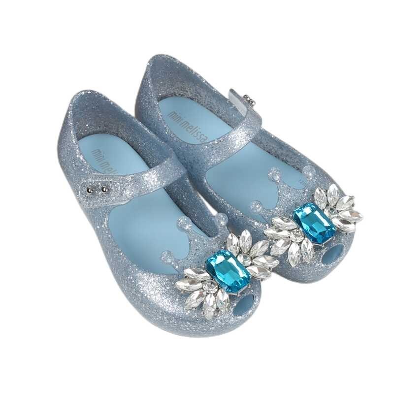 2022 Melissa Mini Shoes Official Store Ballet Flats Jelly Shoes Crown ...