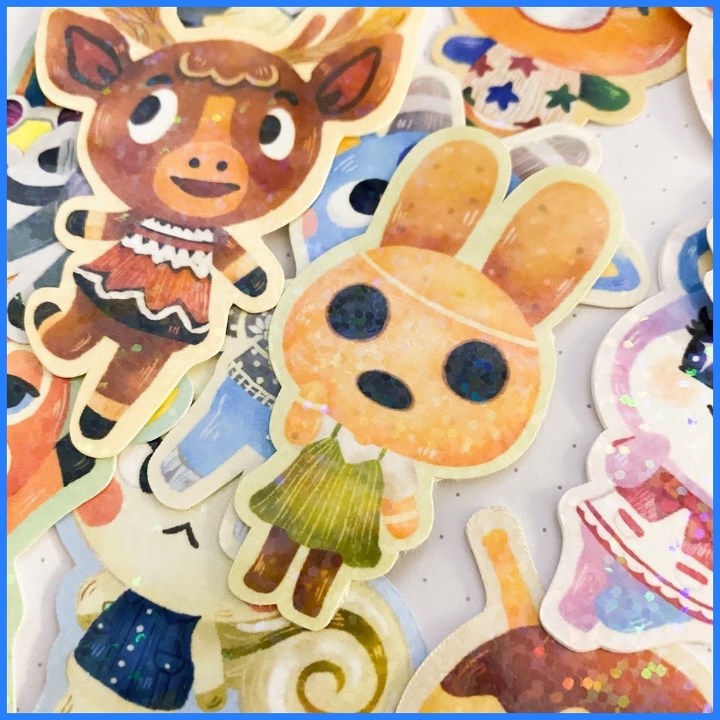 Animal Crossing Villagers Stickers VERSION 1, ACNH Stickers, Marshal