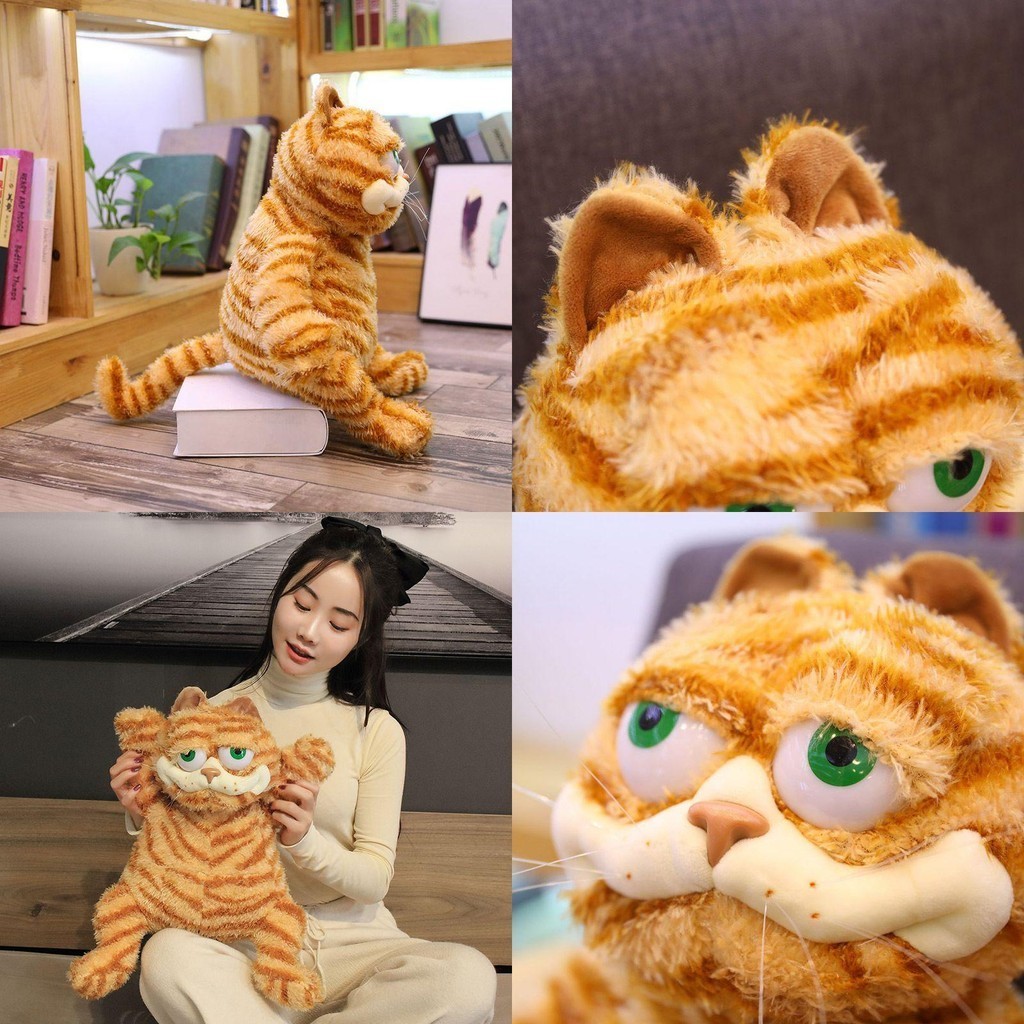 Plush Garfield Cartoon Toy Fat Cat Soft Stuffed Animal Teddy Pillow 12/ ...