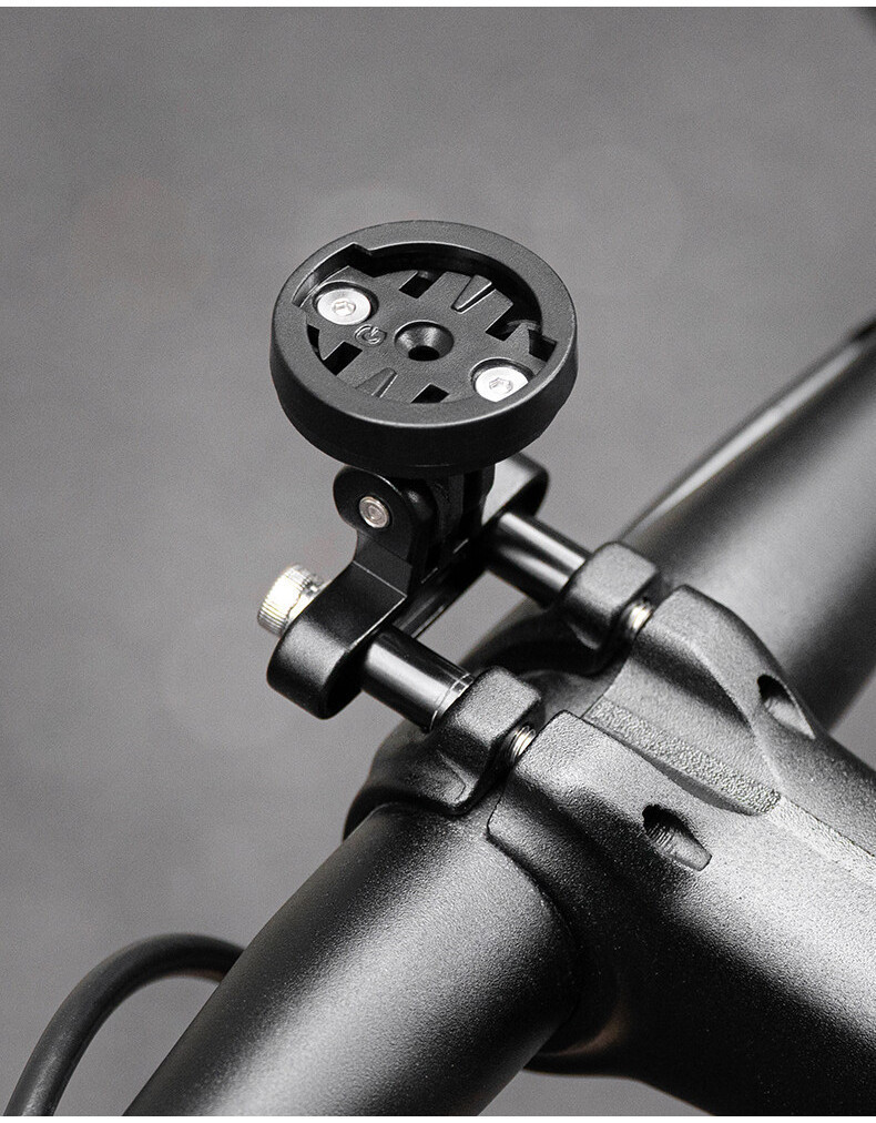 Alloy Bike Handlebar Mount For Garmin Edge & Wahoo – Left Or Right Side, Adjustable Cycling Computer Bracket