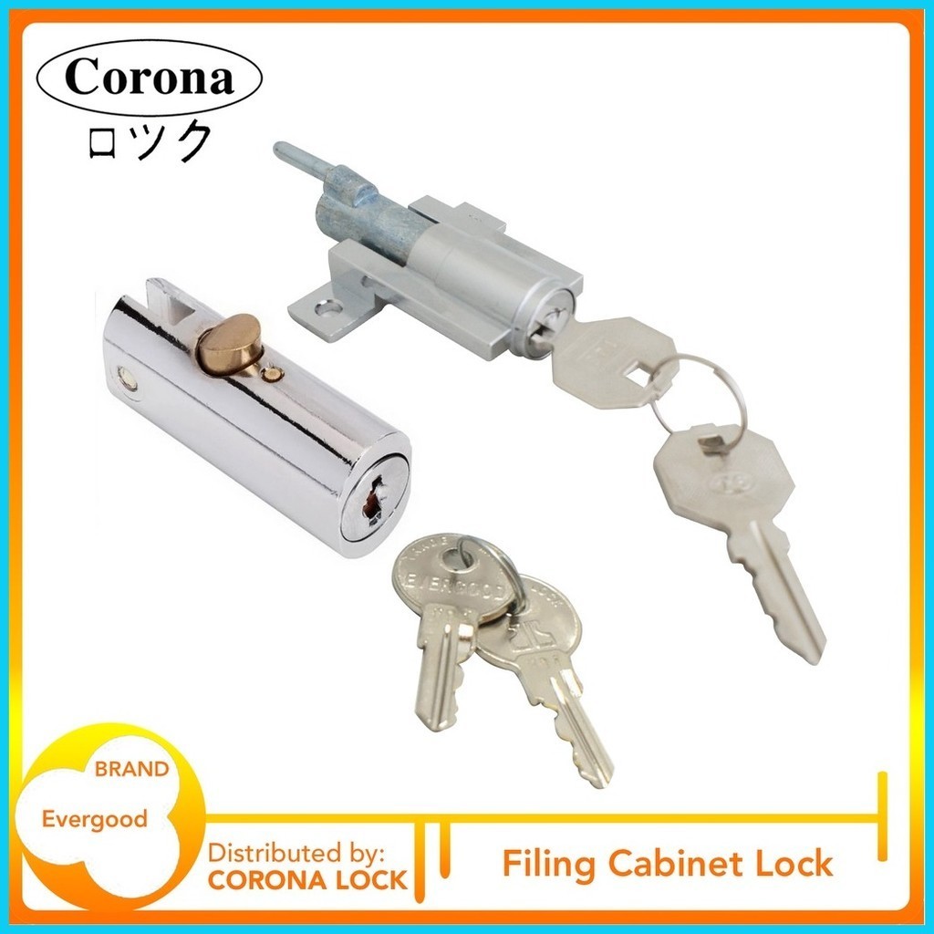 ♂ Evergood Filing Cabinet Lock (Silver) | Shopee Philippines