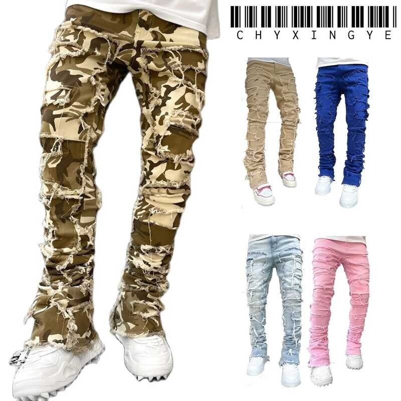 9 2023 Y2k Street Camouflage Baggy Tracksuit Cargo Pants Men Clothing ...
