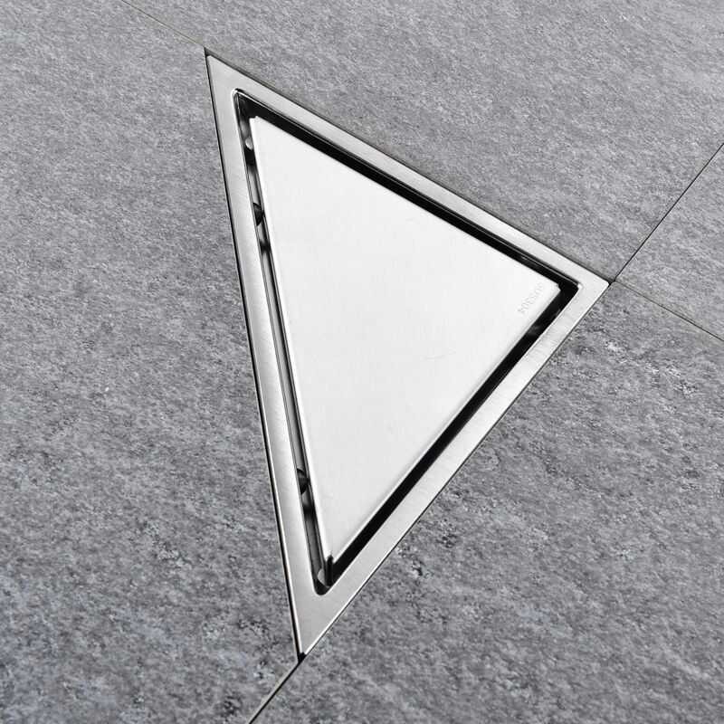 Stainless Steel 304 Itinatago Uri Ng Triangle Floor Bathroom Tile ...