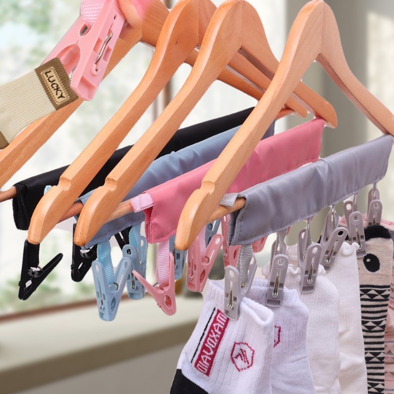 Multifunctional Household Fixed Clothespin - Bathroom Hanging Rack ...