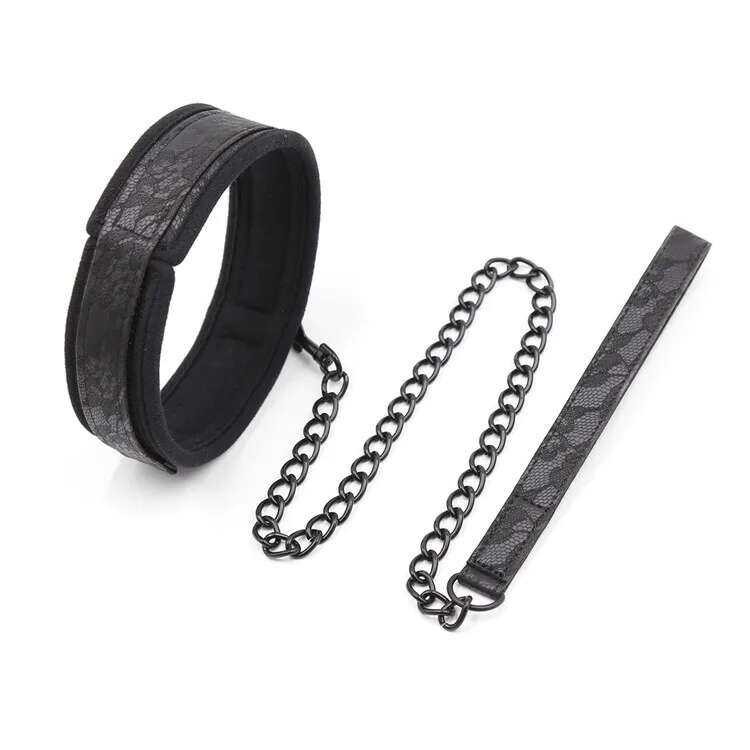 BDSM Bondage Restraint Role Play Head Harness Neck Collars Fetish ...