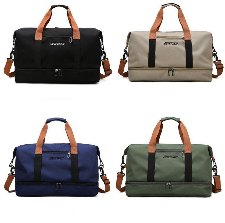 JNK W4600 Large Capacity Canvas Travel Bag with Shoe Compartment Shopee Philippines