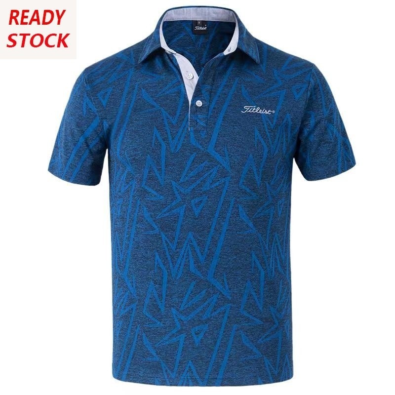 2024 New Golf Men's Short Sleeve Top Men's Fast Drying Breathable Sweat ...