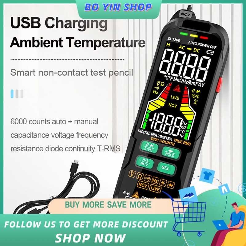 YIN Digital BO Professional Tester Meter Pagpapalit Ng Direct Current ...